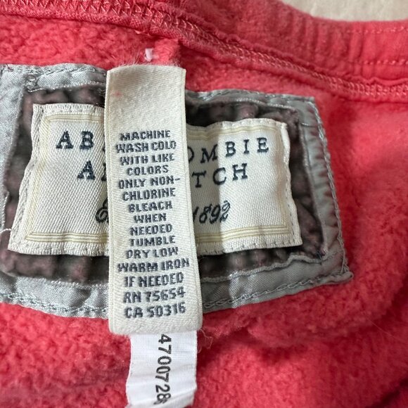 Abercrombie & Fitch Jogger Women's XS Y2K 90's Logo Drawstring Sweatpants Moose - Picture 9 of 12